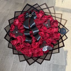 50 Rose Bouquet Ramo Buchon