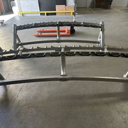 HOIST 5 PAIR DUMBBELL RACK IN GREAT CONDITION!! READY FOR PICKUP OR DELIVERY!