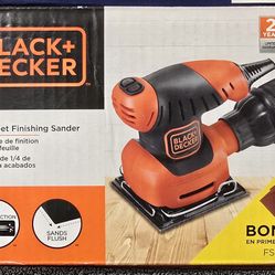New Black & Decker 1/4 Sheet Finishing Sander