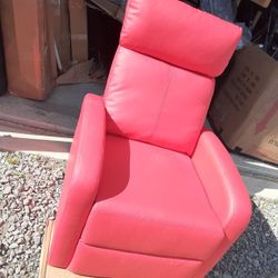 Red Chair, Brand New And Perfect, Push Back Recliner