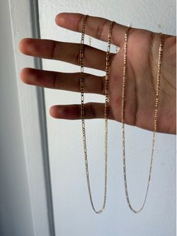 2 14K Gold Chains