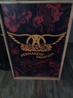 Aerosmith Permanent Vacation Rock Art