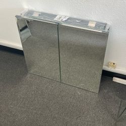 New-30 inch x 26 inch Medicine Cabinet with Mirror, for Bathroom