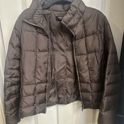 Women Jacket Large Brown 