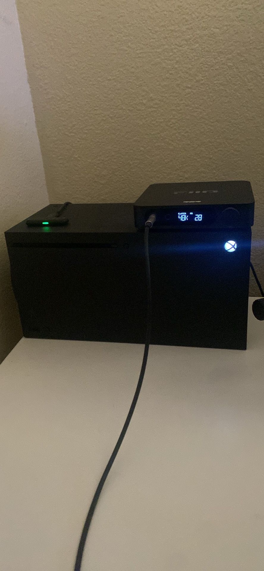 Xbox Series X With Headphones