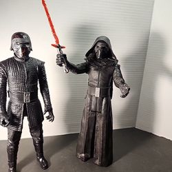 Hasbro/Star Wars"Kylo Ren"Supreme Leader "The Last Jedi"&"The Force Awakens 
Two 12" Figures