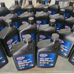 24 quarts, 6 gallons 10w30 sealed motor oil