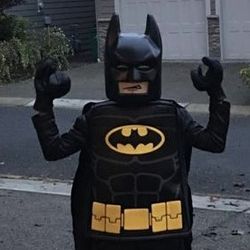 6 pc High Quality Batman Halloween Costume 