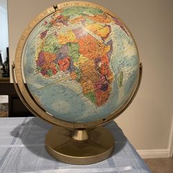 Vintage World Nations Globe