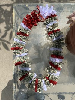 Graduation money lei