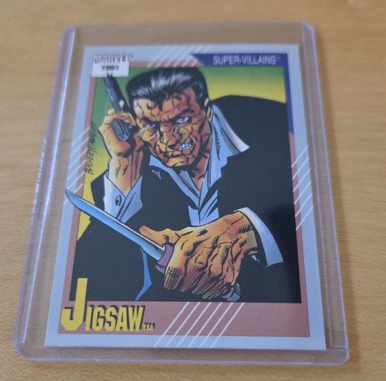 Jigsaw #66 - 1991 Impel Marvel Universe Series II Super-Villians RJS