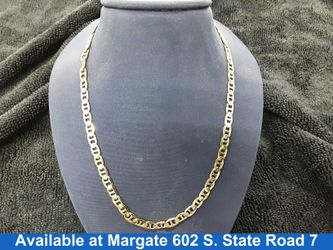 Figaro Chain - Yellow Gold 14k (.585) 12.3 grams 20 inch