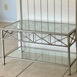 Pier 1 Imports glass coffee table