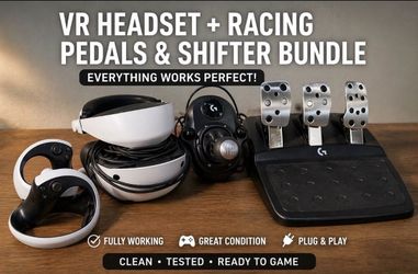Ps5 Vr and logitech racing set full bundle