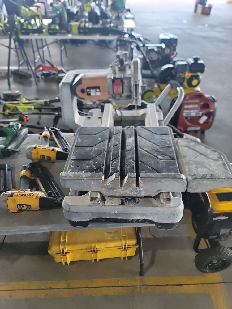 Ridgid Wet Tile Saw Everything Works.. Water Pump. Etc.