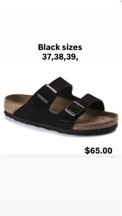 Birkenstock Arizona Black Suede Sandals