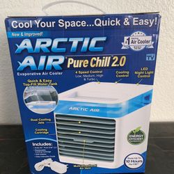 Arctic Air Pure Chill 2.0, Personal Evaporative Air-Cooler.  New   $28.00 each 