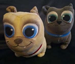 Disney Junior Puppy Dog Pals Bingo & Rolly plush  bundle