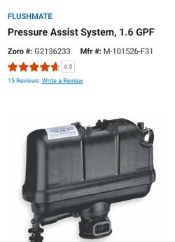 FlushMate . Pressure Assist System