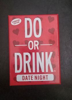 Do Or Drink Date Night Hydration Edition Game