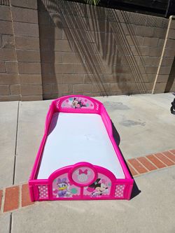 Toddler bed with Mattress- Pink