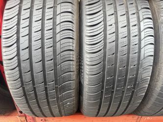 2 used tires 235/55r18 kumho ‼️💵free installation and balance 👌‼️