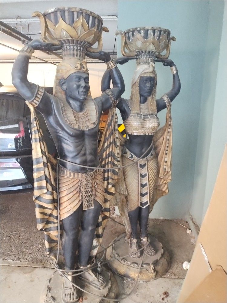 Egyptian Statue Set