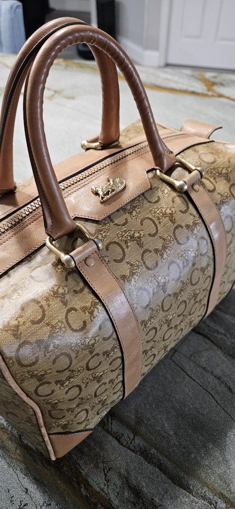 Vintage Celine Diffusion Boston Bag 30