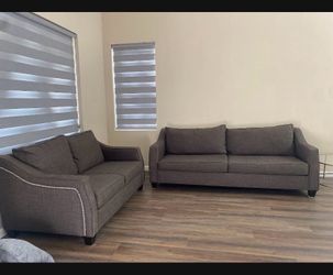 Couch and loveseat