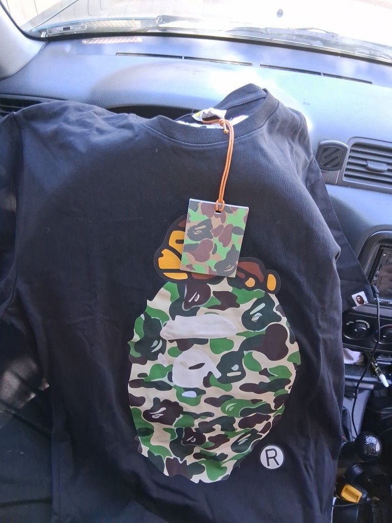 Bape Milo On Big Ape Black Tee (Woman)2x