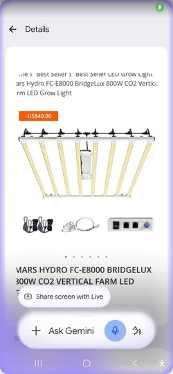 Mars grow light