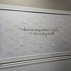 Decorative Framed Magnetic Photo Boards – Set of 2 (White)