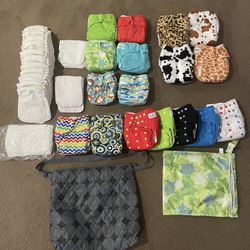 Cloth Diapers Alva, Bumpkins And Cover Bum