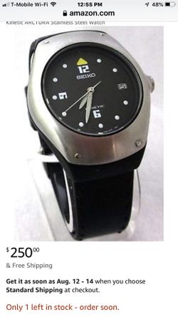 Seiko kinetic 50M W/R Brand New in box