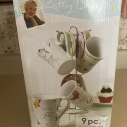 Cathy Davis Mug Tree Set 