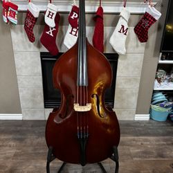 Upright Bass Instrument 1/2 Size-One Owner-Classical and Jazz