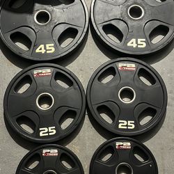 PB Extreme Rubber Encased Grip Plates - Sold As Singles
