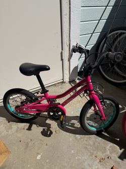 Kids Bike Pink & Teal 14”