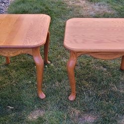 Solid Wood End Tables 