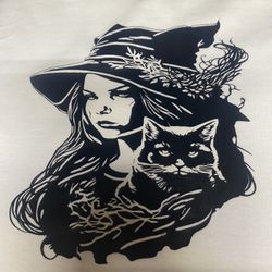 Witch & Black Cat Graphic Tee
