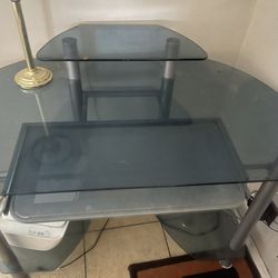 Glass Desk 