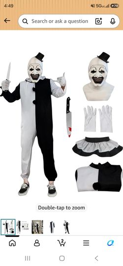New Clown Costume size small Cosplay Halloween Bodysuit The Clown Cosplay Costume Full Set