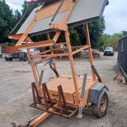 Street directional. Solar light. Signal  perfect working condition