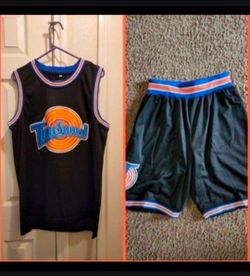 Tune Squad jersey and shorts