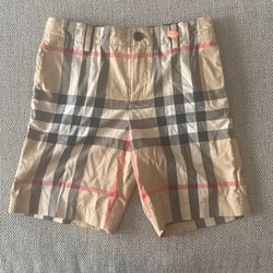 Burberry Shorts -boys 12Y