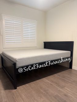 New Queen Bed With Foam Mattress