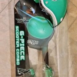 NIB Halo Scooter With Helmet, Knee & Elbow Pads