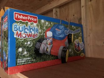 New in box Fisher Price Bubble Mower you