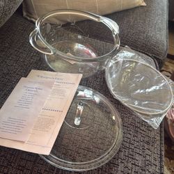 Princess House Heritage 2.5 Quart Round Casserole Dish 