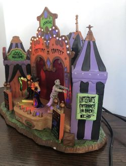 Lemax Spooky Town Collection COSTUME CONTEST Read Description